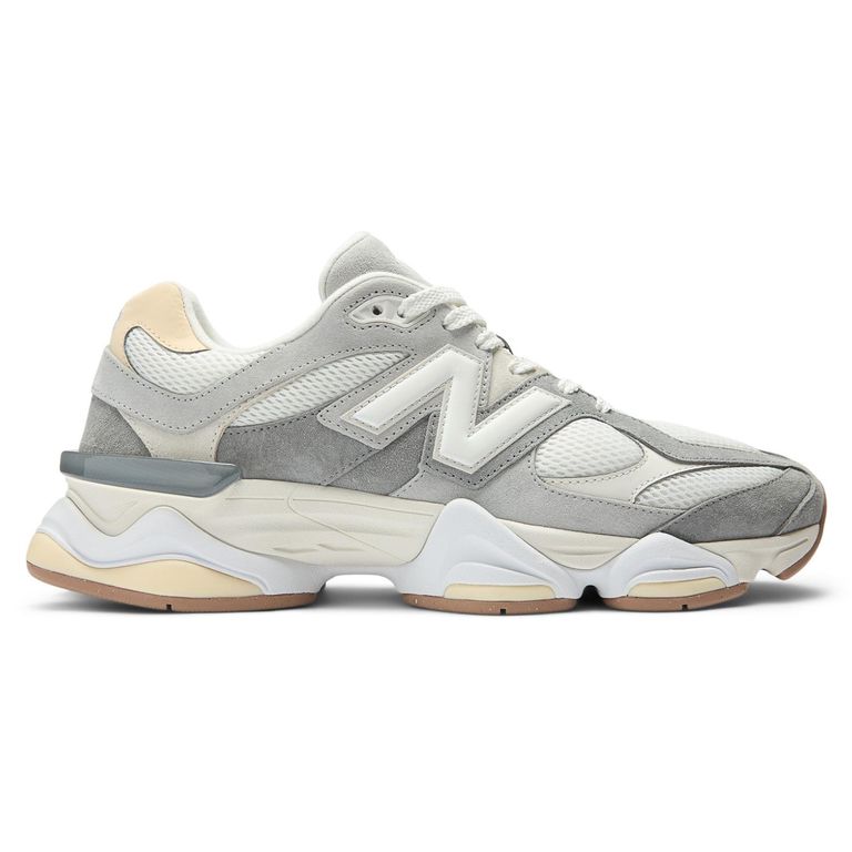 9060 Zapatilla Urbana Mujer Cuero Gris