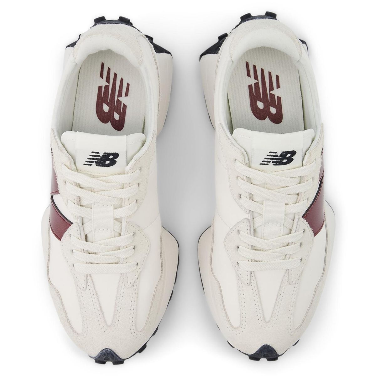 NEW BALANCE - 327 Zapatilla Urbana Mujer Cuero Blanco New Balance