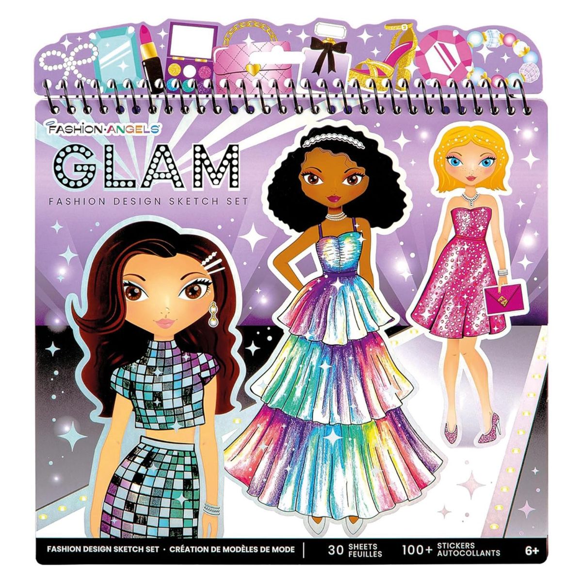 FASHION ANGELS - Libro Diseño Glam Fashion Fashion Angels
