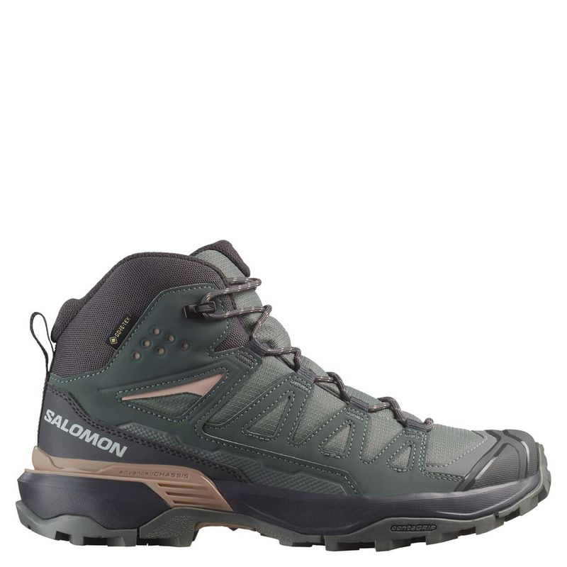 SALOMON - X Ultra 360 Mid Zapatilla Outdoor Y Trekking Mujer Verde Salomon