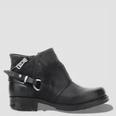 AS 98 - Botin Mujer Cuero Negro