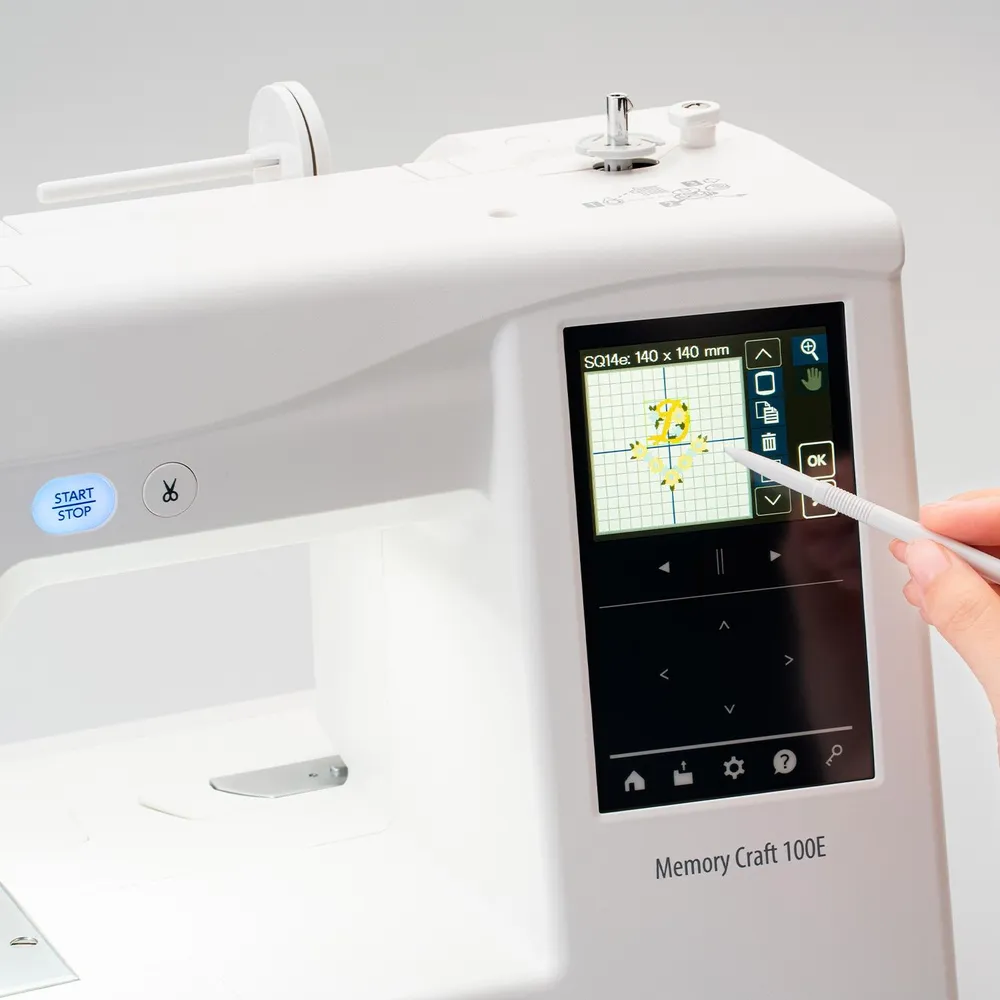 Janome MC100E Blanco, foto 3