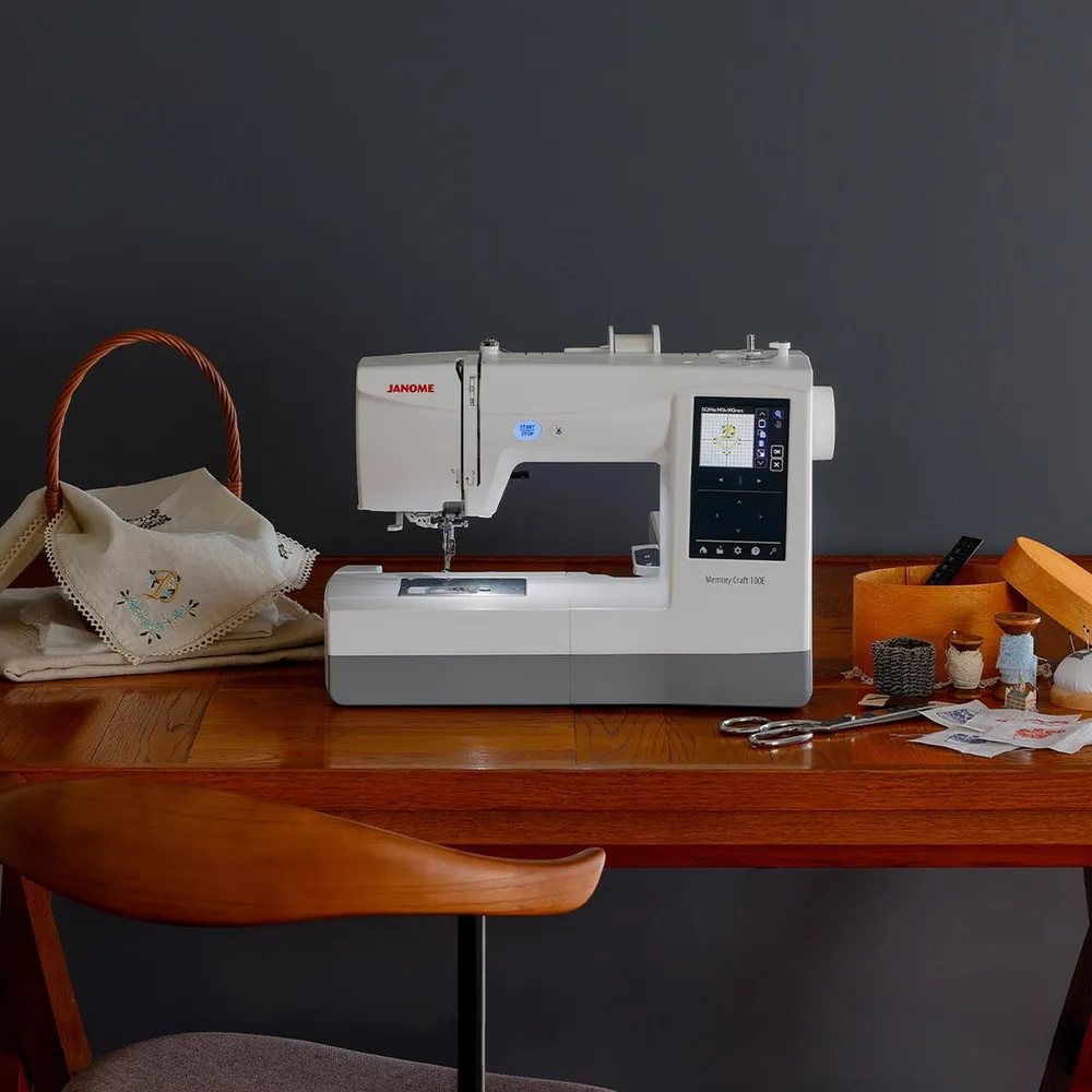Janome MC100E Blanco, foto 8