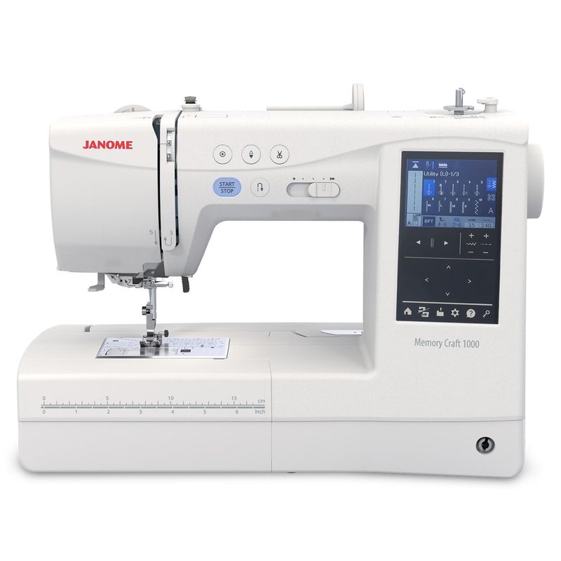 JANOME - Máquina De Coser Y Bordadora Mc1000 Janome