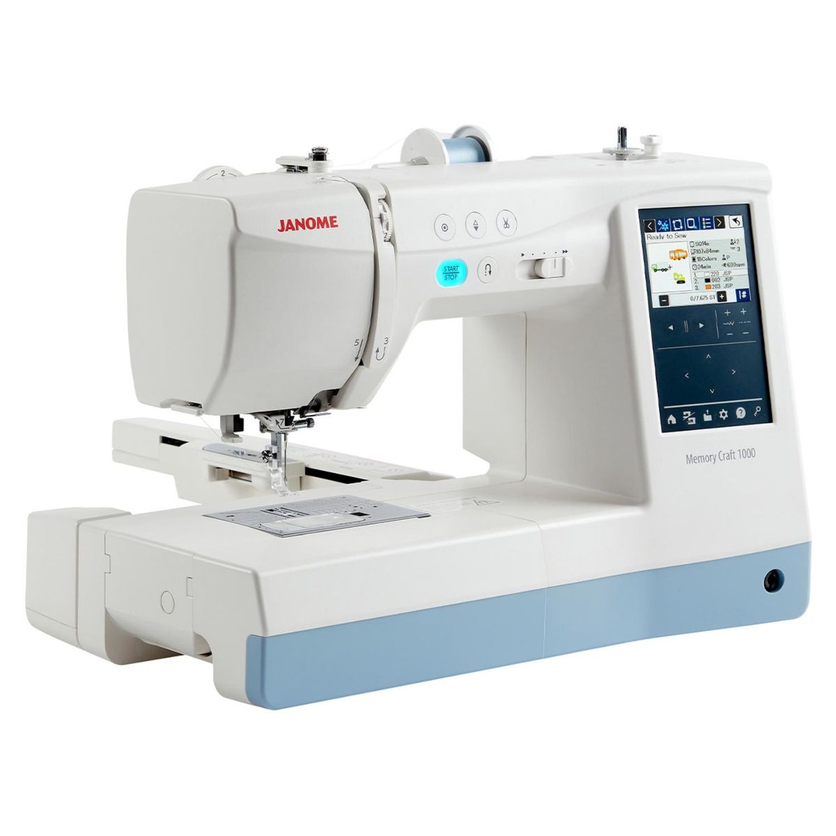 JANOME - Máquina De Coser Y Bordadora Mc1000 Janome