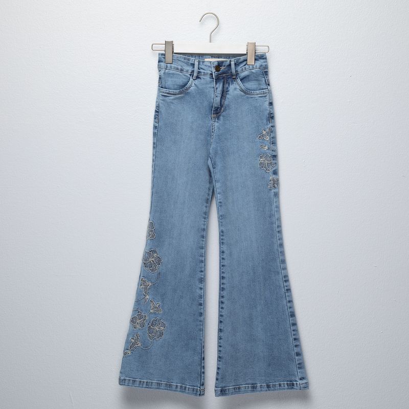 CACAO - Jeans Algodón Niña Cacao
