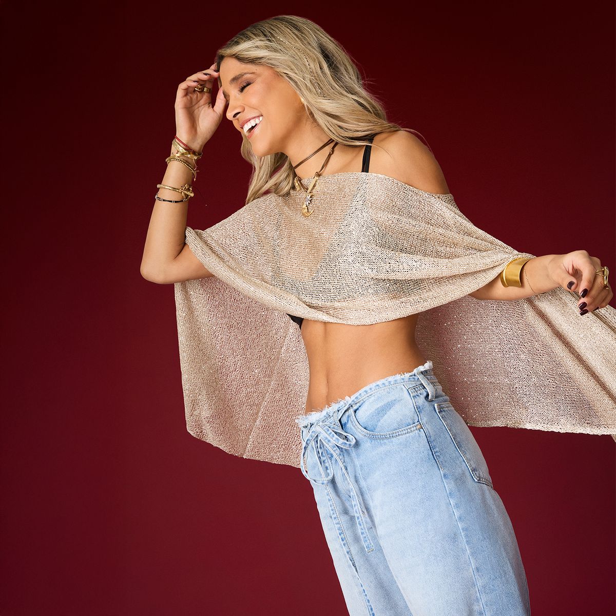 FALABELLA - Jeans Baggy Tiro Bajo Mujer Falabella