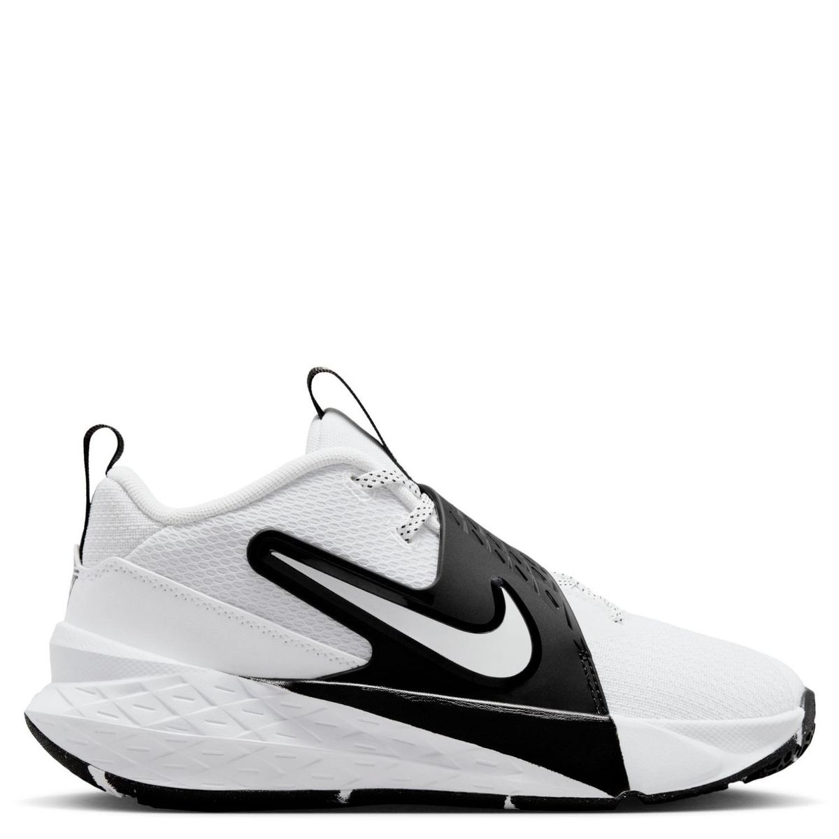 NIKE - Team Hustle D 12 Gs Zapatilla Urbana Niño Blanco (34.5 a 37.5) Nike