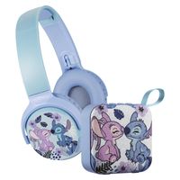 Combo Parlante y Audífonos Bluetooth Celeste