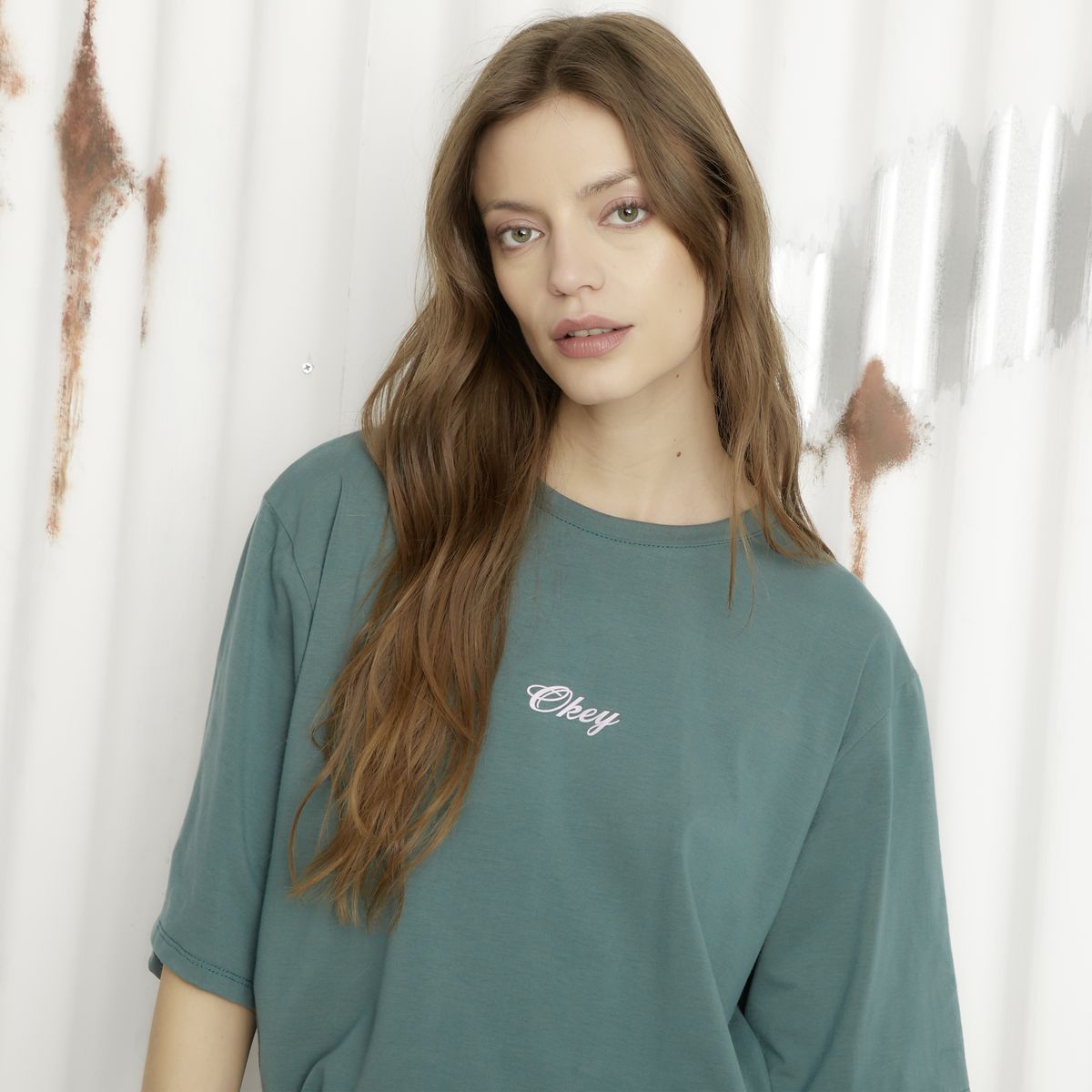 AMERICANINO - Polera Manga Corta Mujer Americanino x Maya 0Key