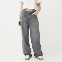 SYBILLA - Jeans Baggy Tiro Bajo Mujer