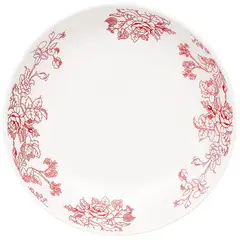 DORAL - Set 4 Platos Base Flor Cherry Porcelana