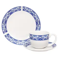 DORAL - Juego De Vajilla 12 Piezas Amelia Porcelana