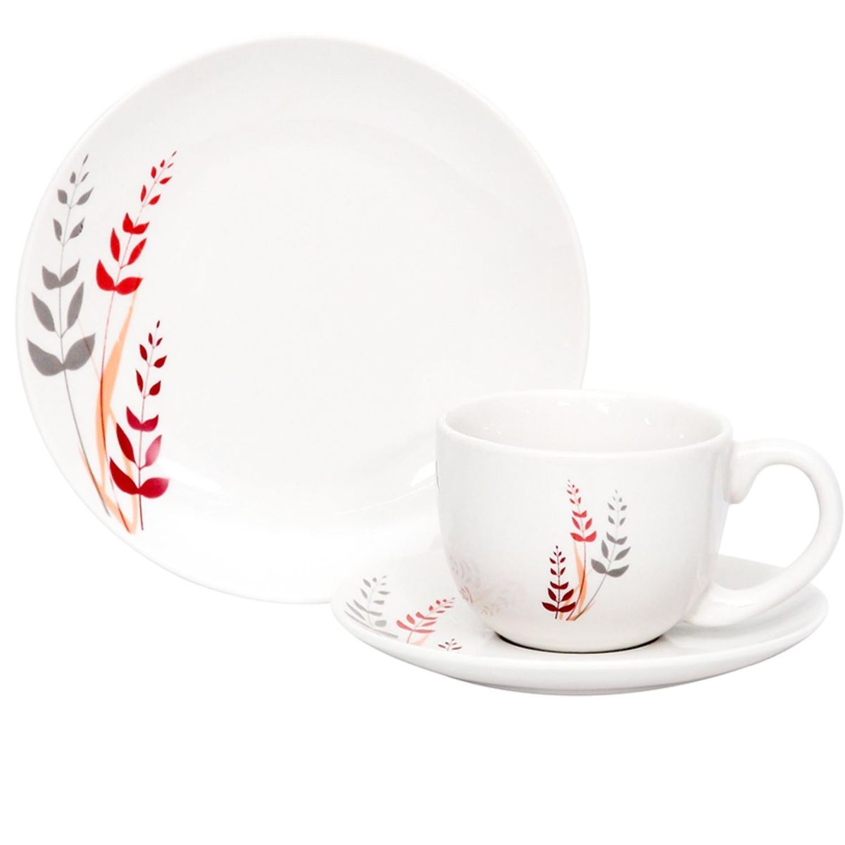 DORAL - Juego De Vajilla 12 Piezas Sofía Porcelana Doral