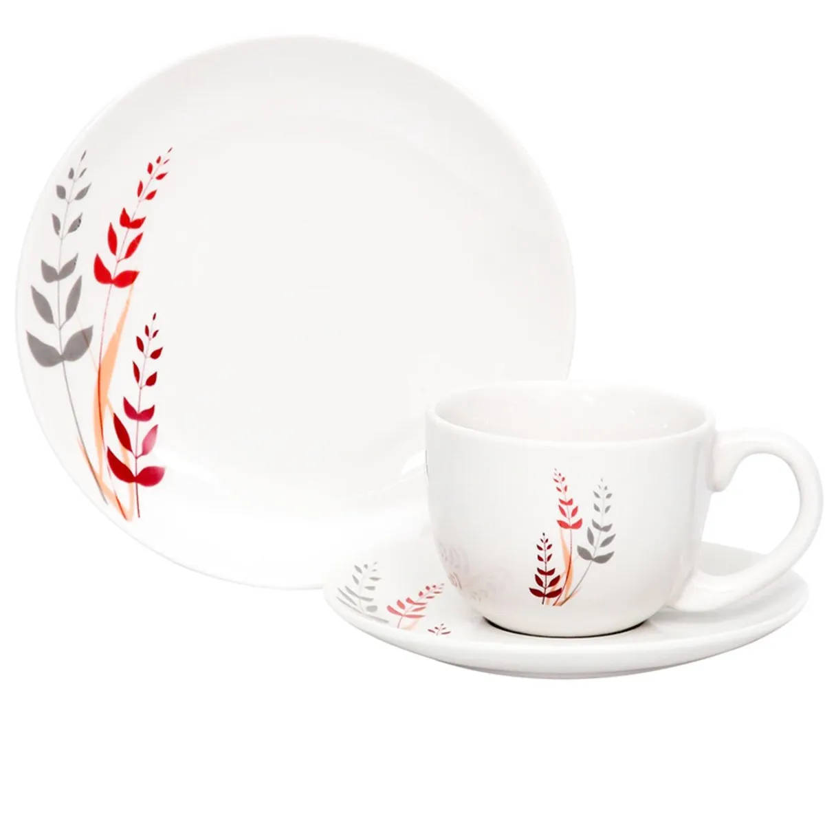 DORAL - Juego De Vajilla 12 Piezas Sofía Porcelana Doral