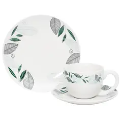 DORAL - Juego De Vajilla 12 Piezas Eva Porcelana