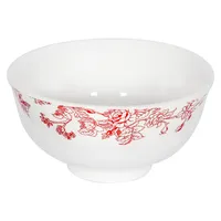 Set 4 Bowls Postre Flor Cherry Porcelana