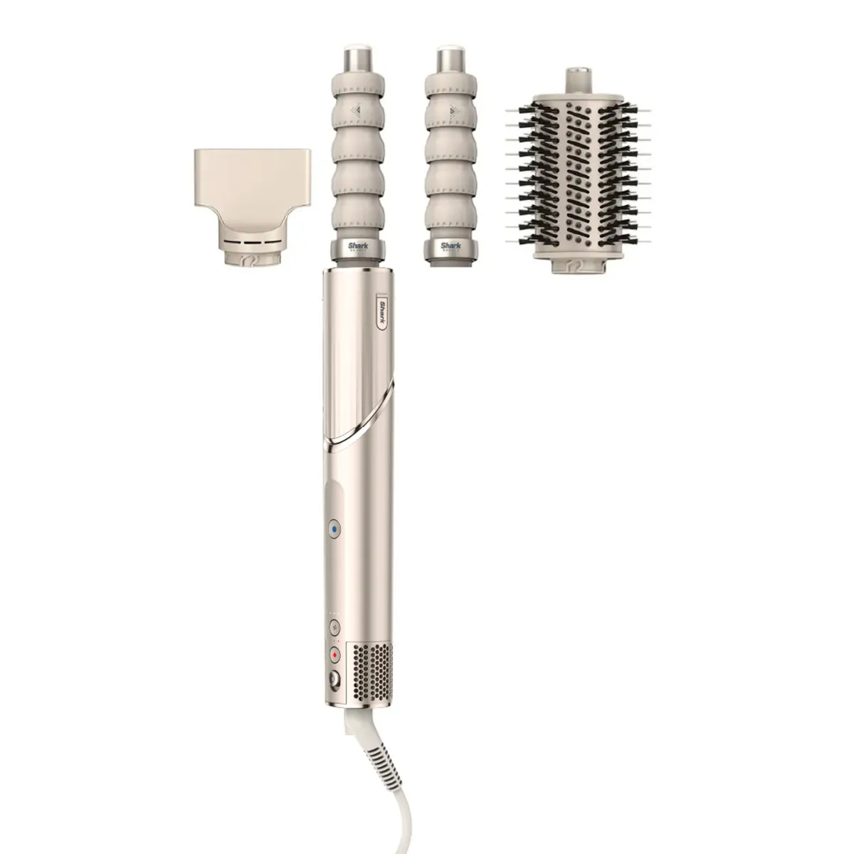 SHARK - Cepillo Secador Flexstyle Silver 3 En 1 Shark