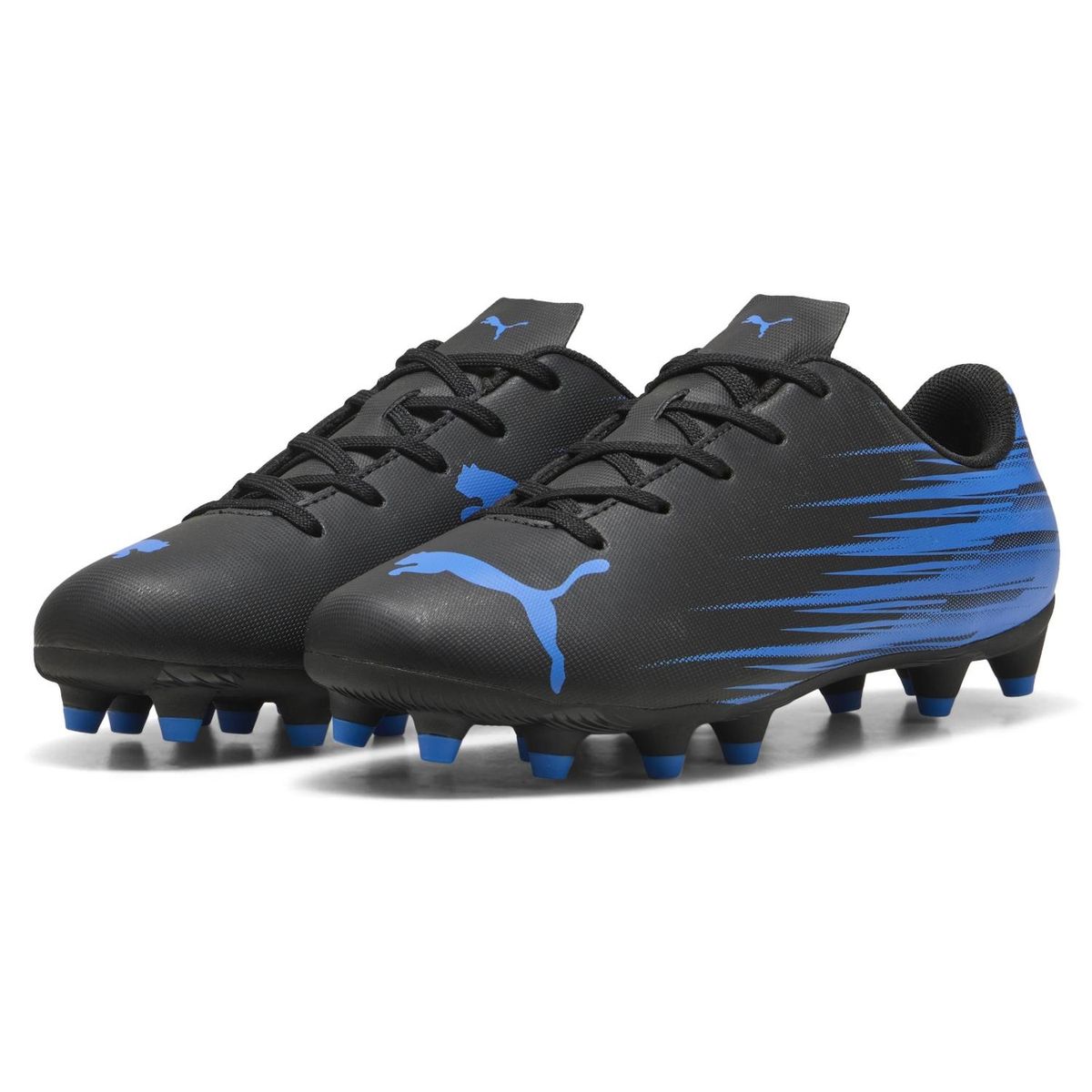 PUMA - Attacanto II Fzapatilla Fútbol Niño Negro (35.5 a 38) Puma