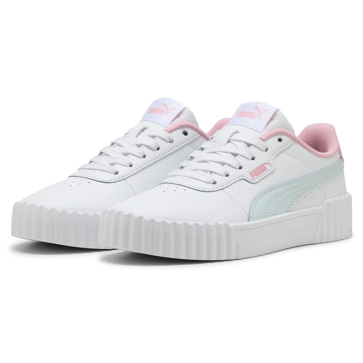 PUMA - Carina 3.0 Jr Zapatilla Urbana Niña Blanco (35.5 a 39) Puma