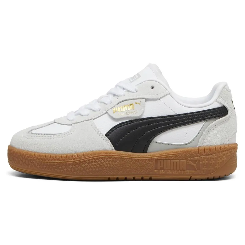 PUMA - Palermo Moda Jr Zapatilla Urbana Niño Blanco (35.5 a 39) Puma