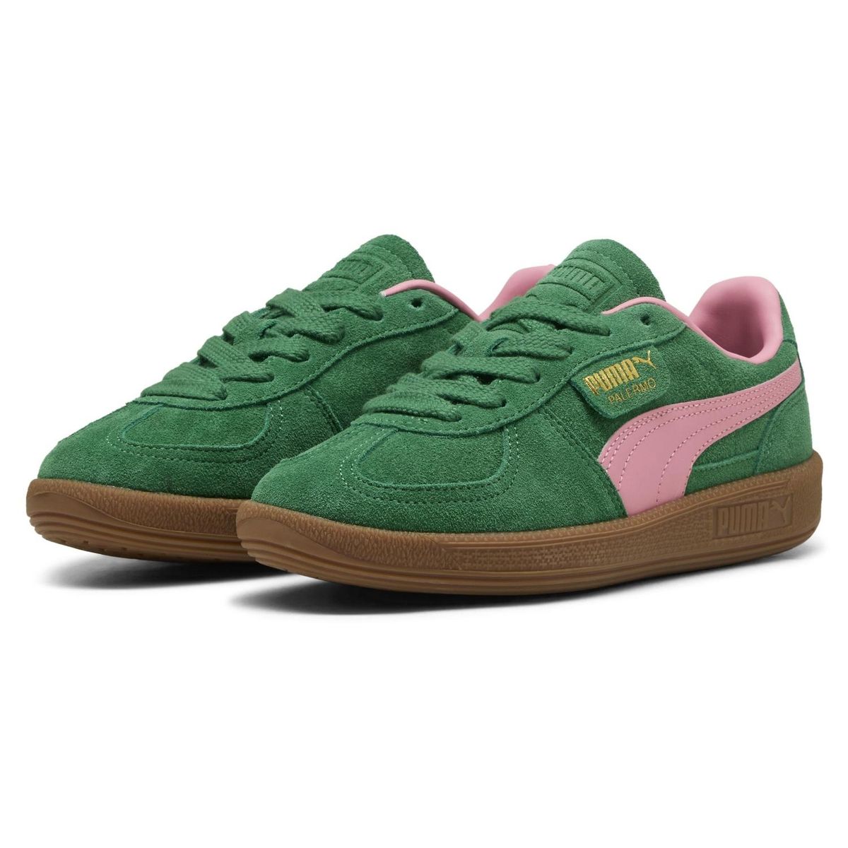 PUMA - Palermo Jr Zapatilla Urbana Niña Verde (35.5 a 38) Puma