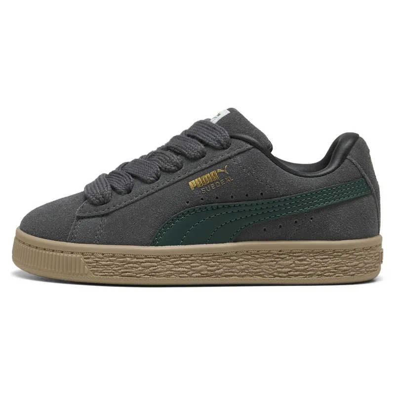 PUMA - Suede Xl Ps Zapatilla Urbana Niño Gris (28 a 35) Puma