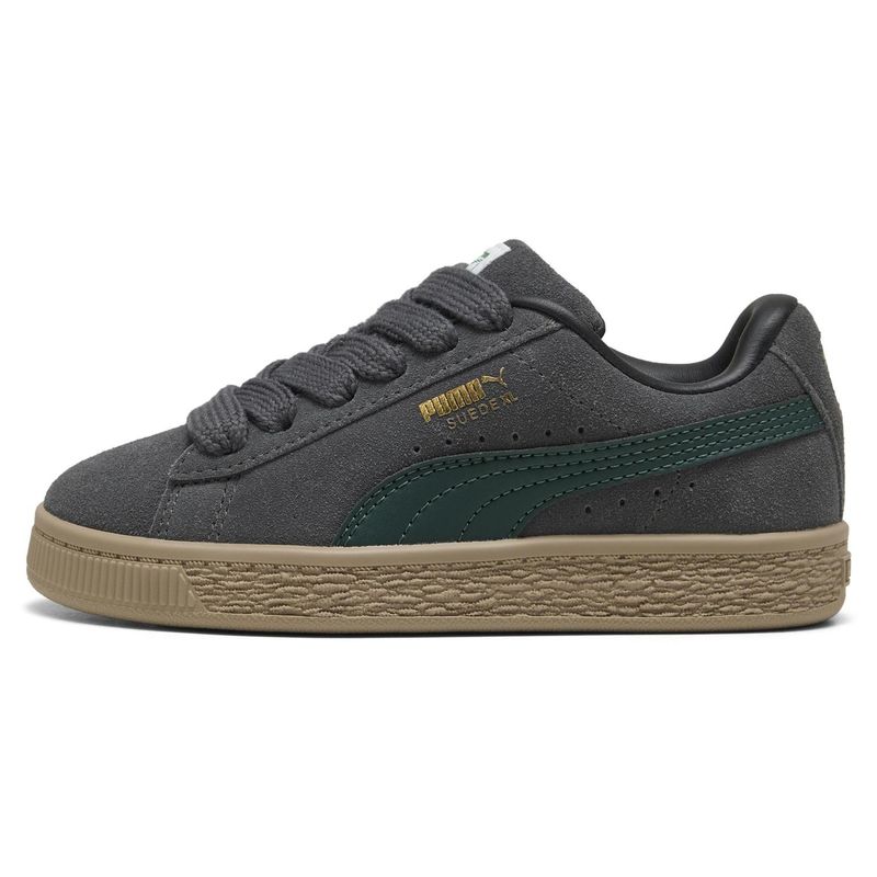 PUMA - Suede Xl Ps Zapatilla Urbana Niño Gris (28 a 35) Puma