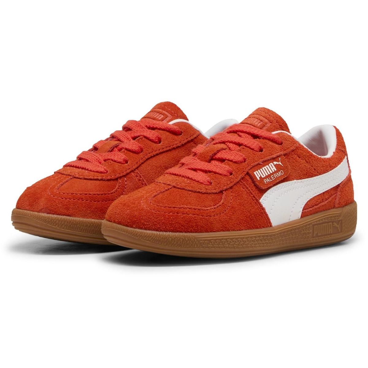 PUMA - Palermo Ps Zapatilla Urbana Niño Rojo (28 a 35) Puma