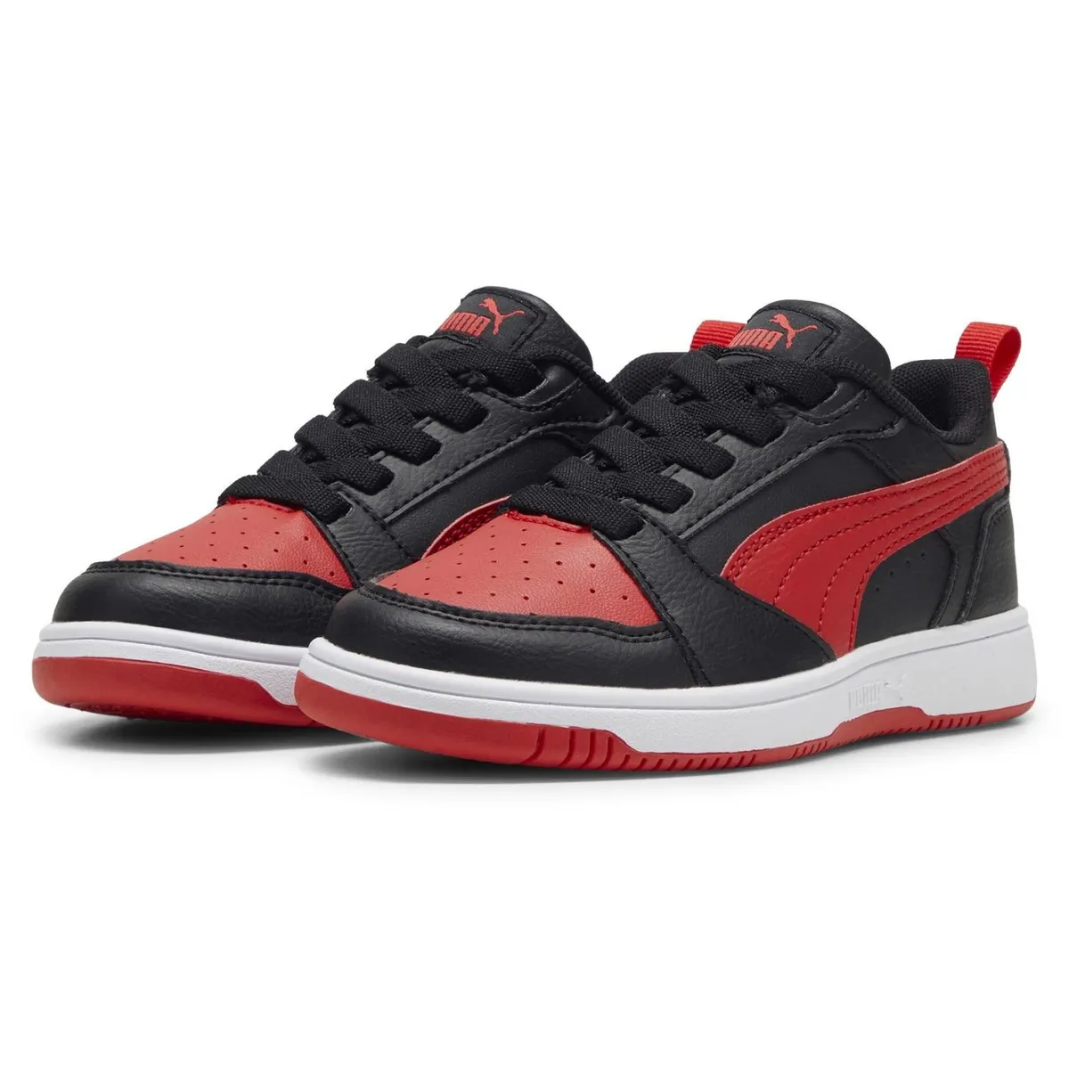 PUMA - Puma Rebound V6 Lo Ac Ps Zapatilla Urbana Niño Negro (28 a 35) Puma