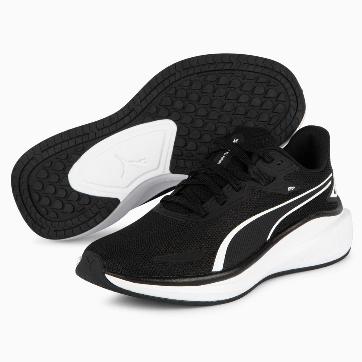 PUMA - Skyrocket Lite Jr Zapatilla Urbana Niño Negro (35.5 a 39) Puma
