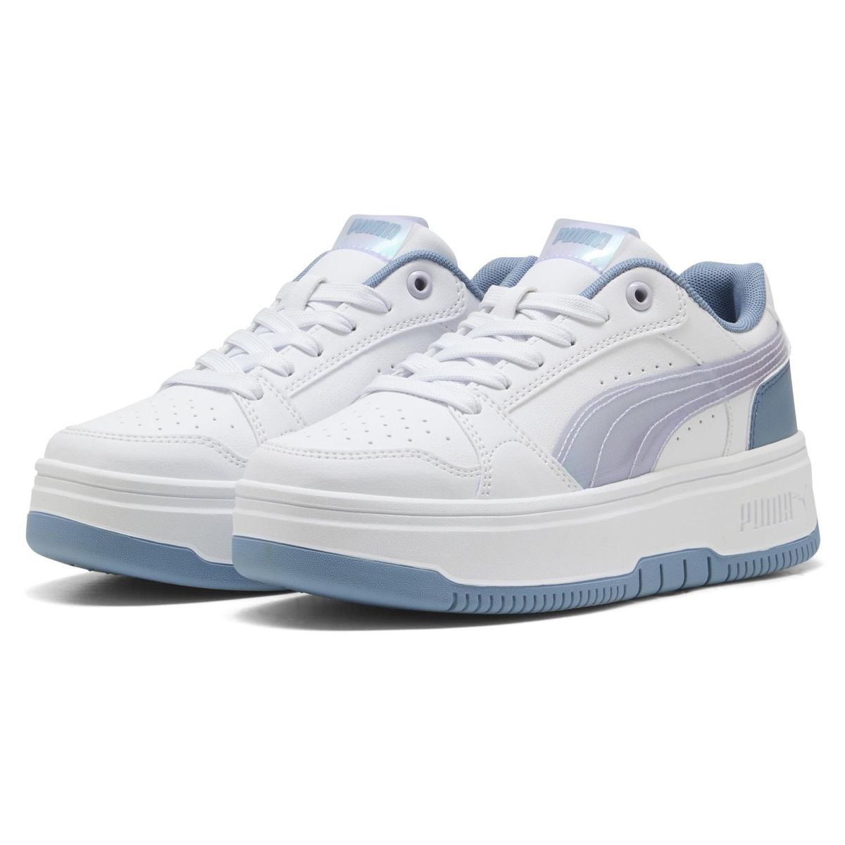 PUMA - Rebound Femme Space Belle Jr Zapatilla Urbana Niña Blanco (35.5 a 38) Puma