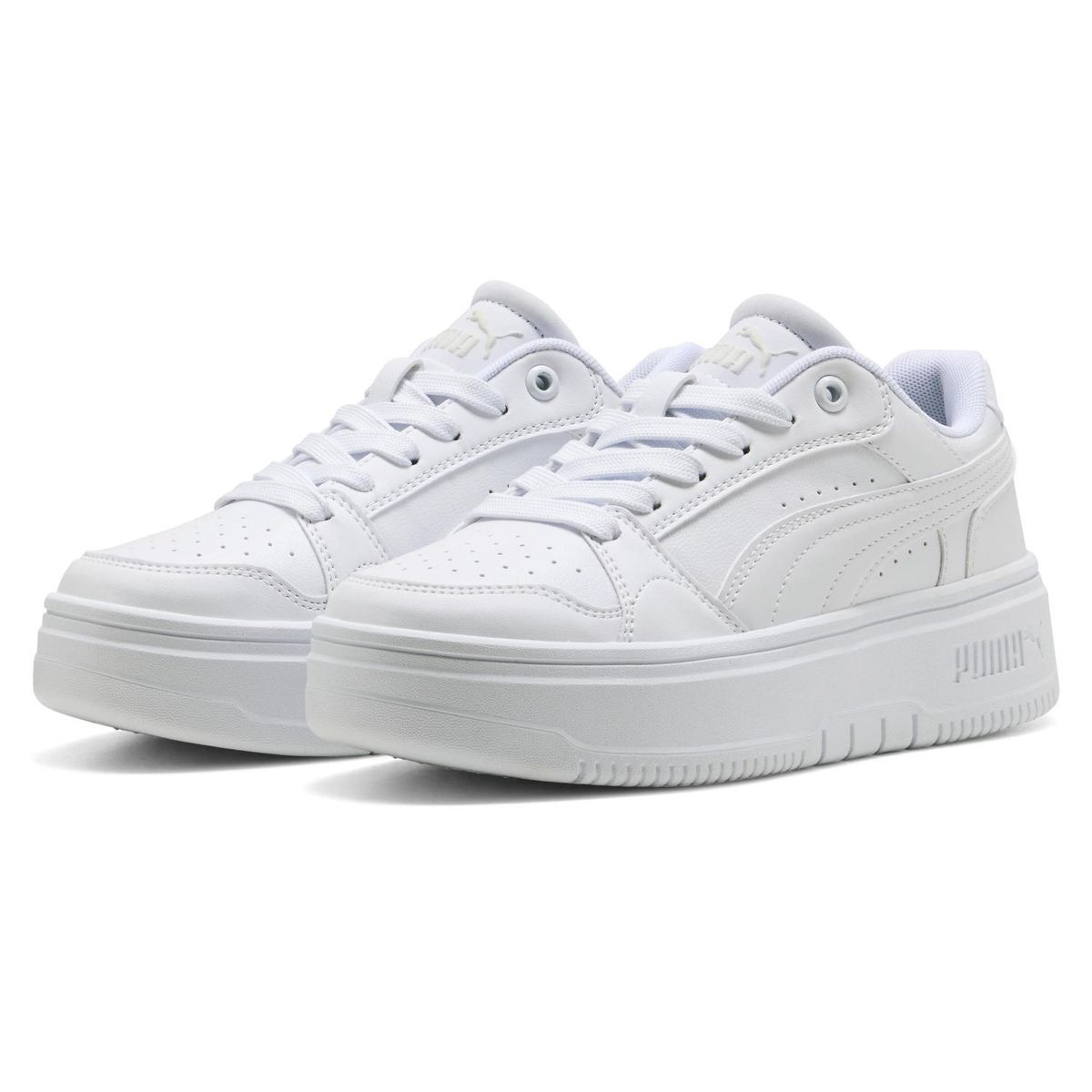 PUMA - Rebound Femme Jr Zapatilla Urbana Niña Blanco (35.5 a 38) Puma