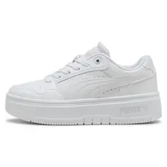 PUMA - Rebound Femme Jr Zapatilla Urbana Niña Blanco (35.5 a 38)