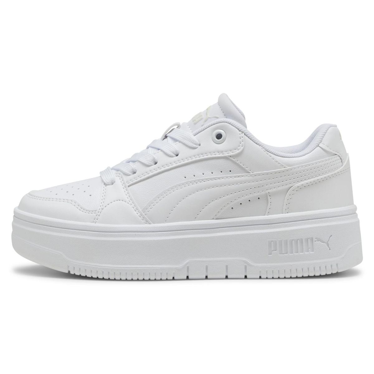 PUMA - Rebound Femme Jr Zapatilla Urbana Niña Blanco (35.5 a 38) Puma