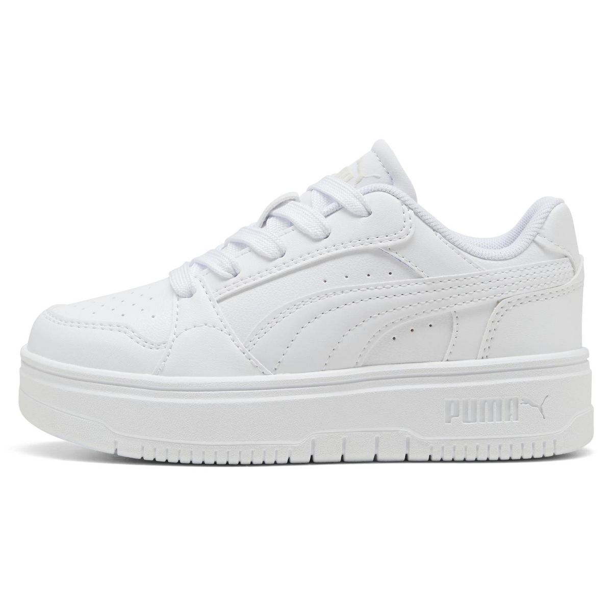 PUMA - Rebound Femme Ps Zapatilla Urbana Niña Blanco (28 a 35) Puma