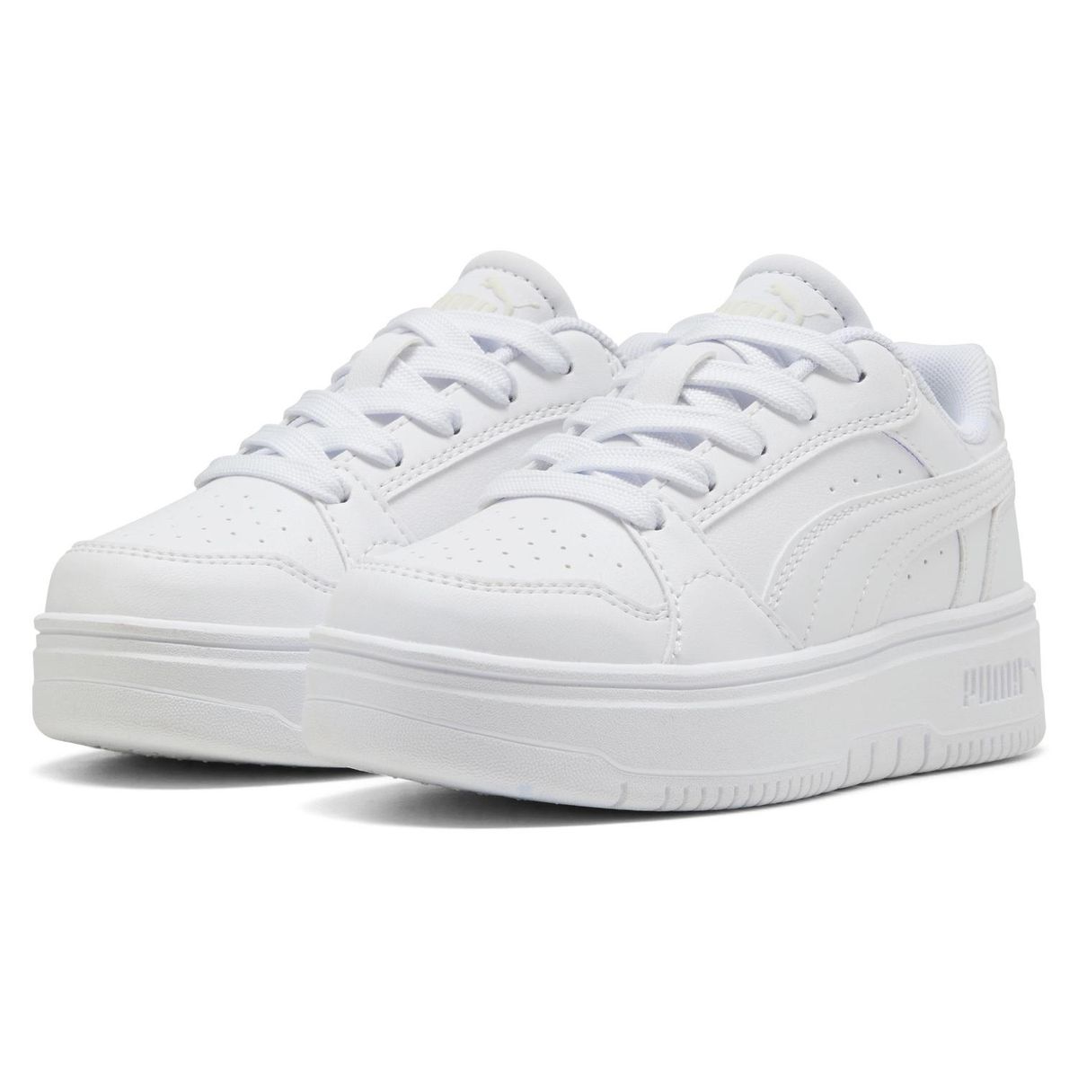 PUMA - Rebound Femme Ps Zapatilla Urbana Niña Blanco (28 a 35) Puma