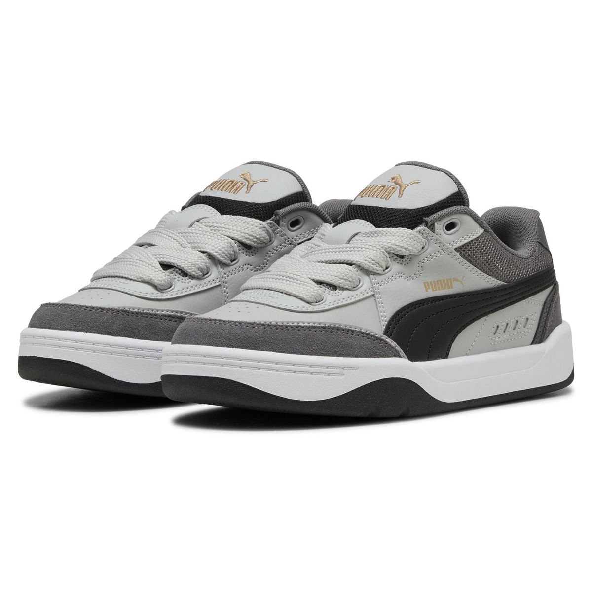 PUMA - Park Lifestyle Sk8 Jr Zapatilla Urbana Niño Color Gris Puma