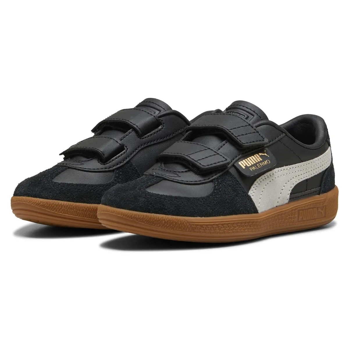PUMA - Palermo Lth V Ps Zapatilla Urbana Niño Negro (28 a 35) Puma