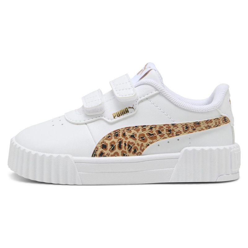 PUMA - Carina 3.0 Animal V Inf Zapatilla Urbana Niña Blanco (20 a 27) Puma