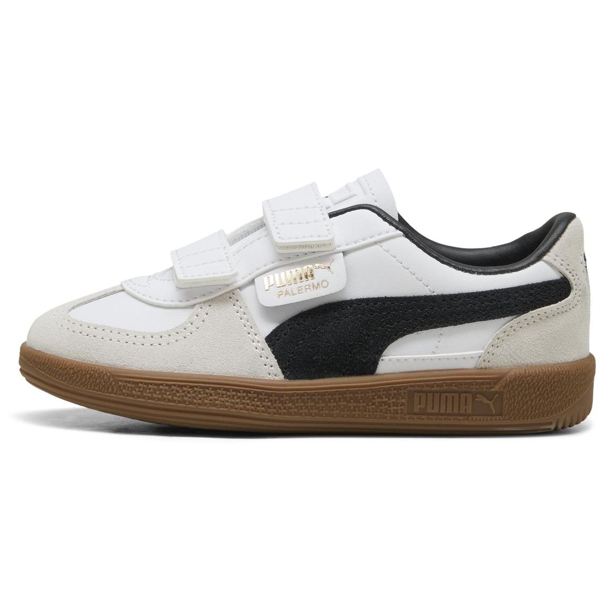 PUMA - Palermo Lth V Ps Zapatilla Urbana Niño Blanco (28 a 35) Puma