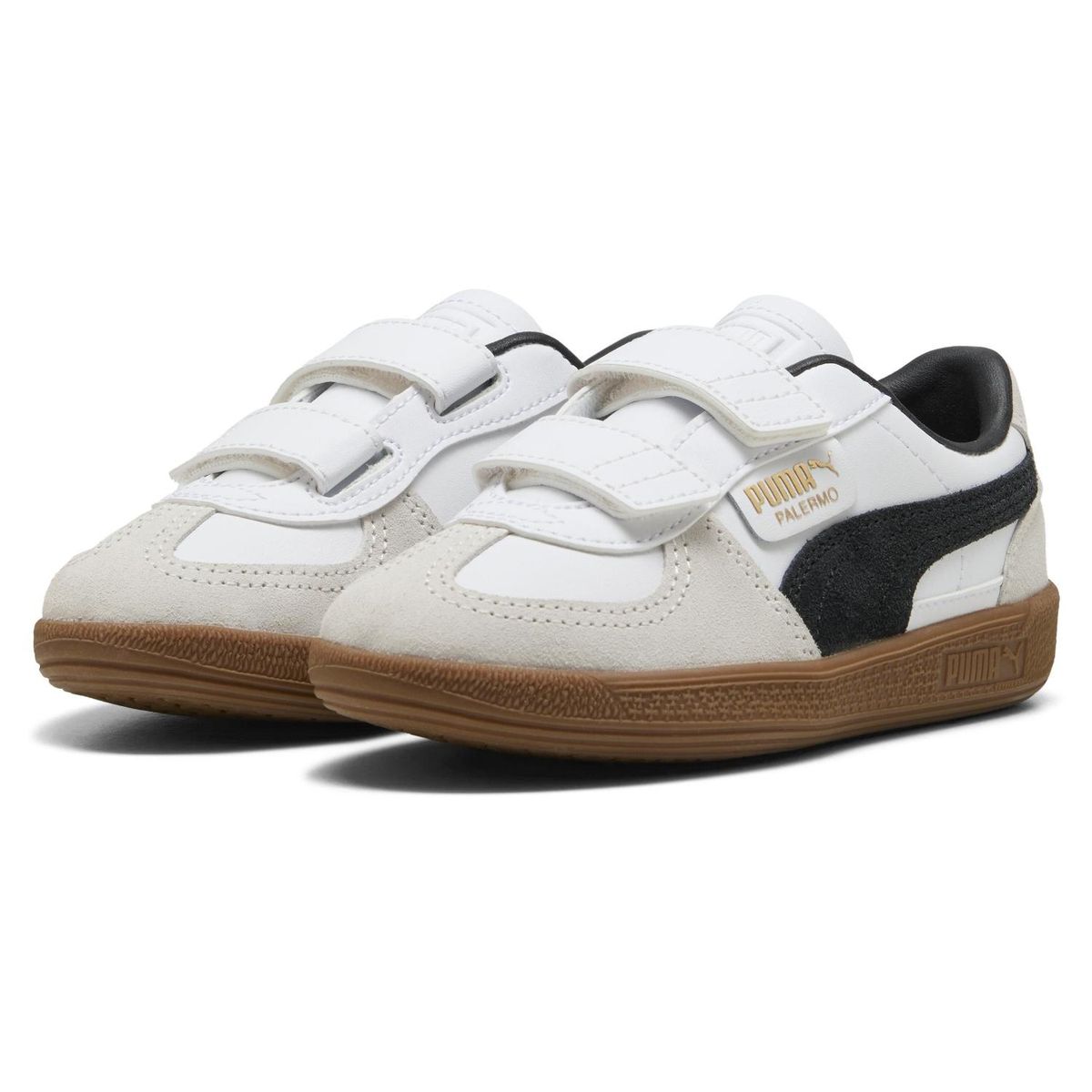 PUMA - Palermo Lth V Ps Zapatilla Urbana Niño Blanco (28 a 35) Puma