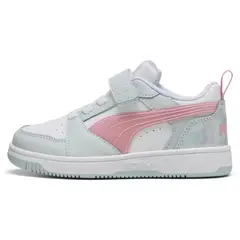 PUMA - Rebound V6 Lo Space Belle Ac+ Ps Zapatilla Urbana Niña Multicolor (28 a 35)