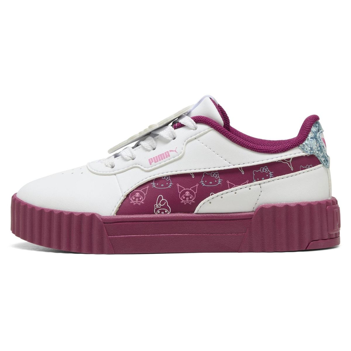 PUMA - Carina 3.0 Hk&Fr 2 Ps Zapatilla Urbana Niña Blanco (29 a 35) Puma