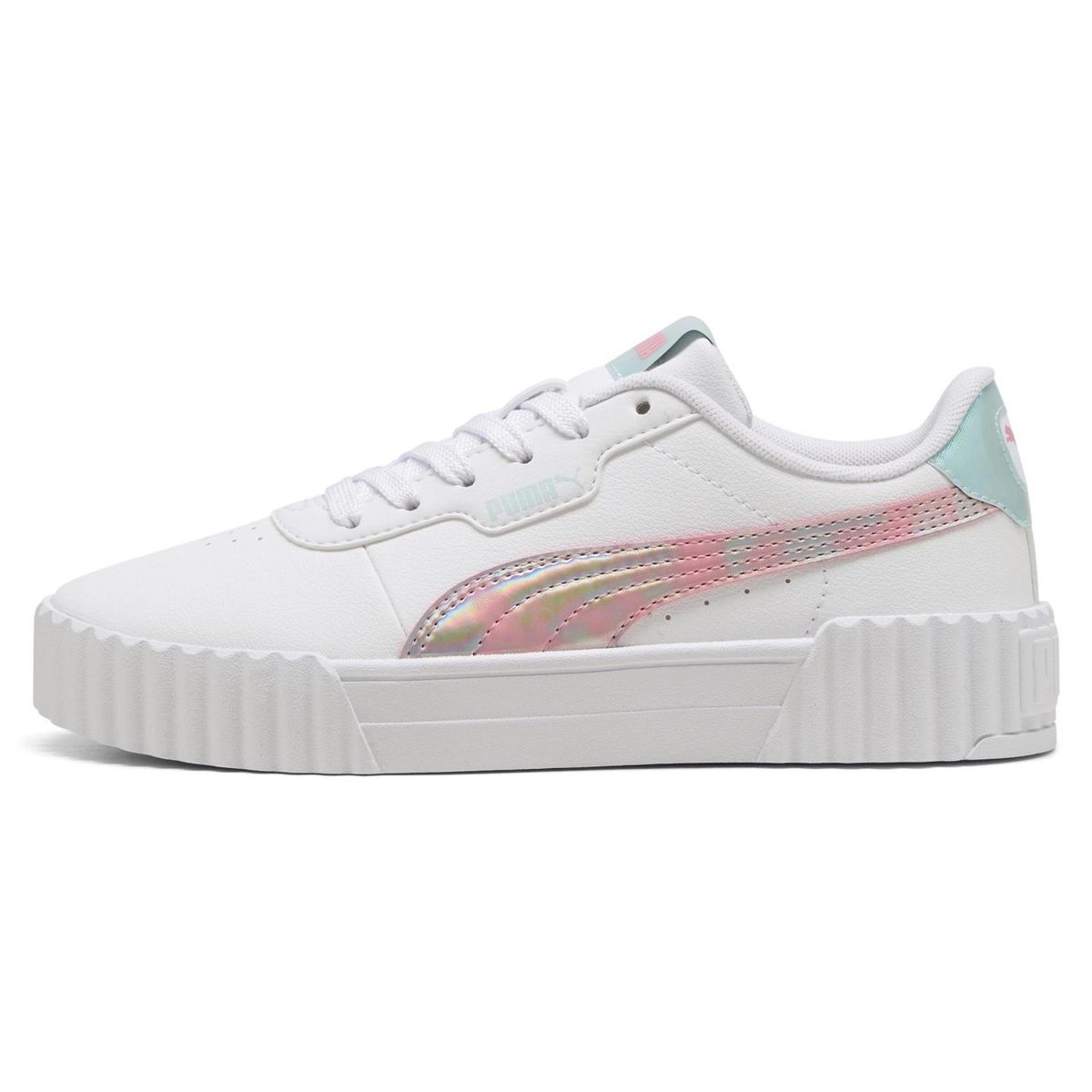 PUMA - Carina 3.0 Space Belle Jr Zapatilla Urbana Niña Blanco (35.5 a 39) Puma