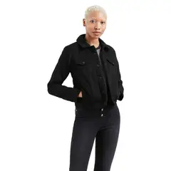 LEVIS - Chaqueta Mujer Sherpa Negro