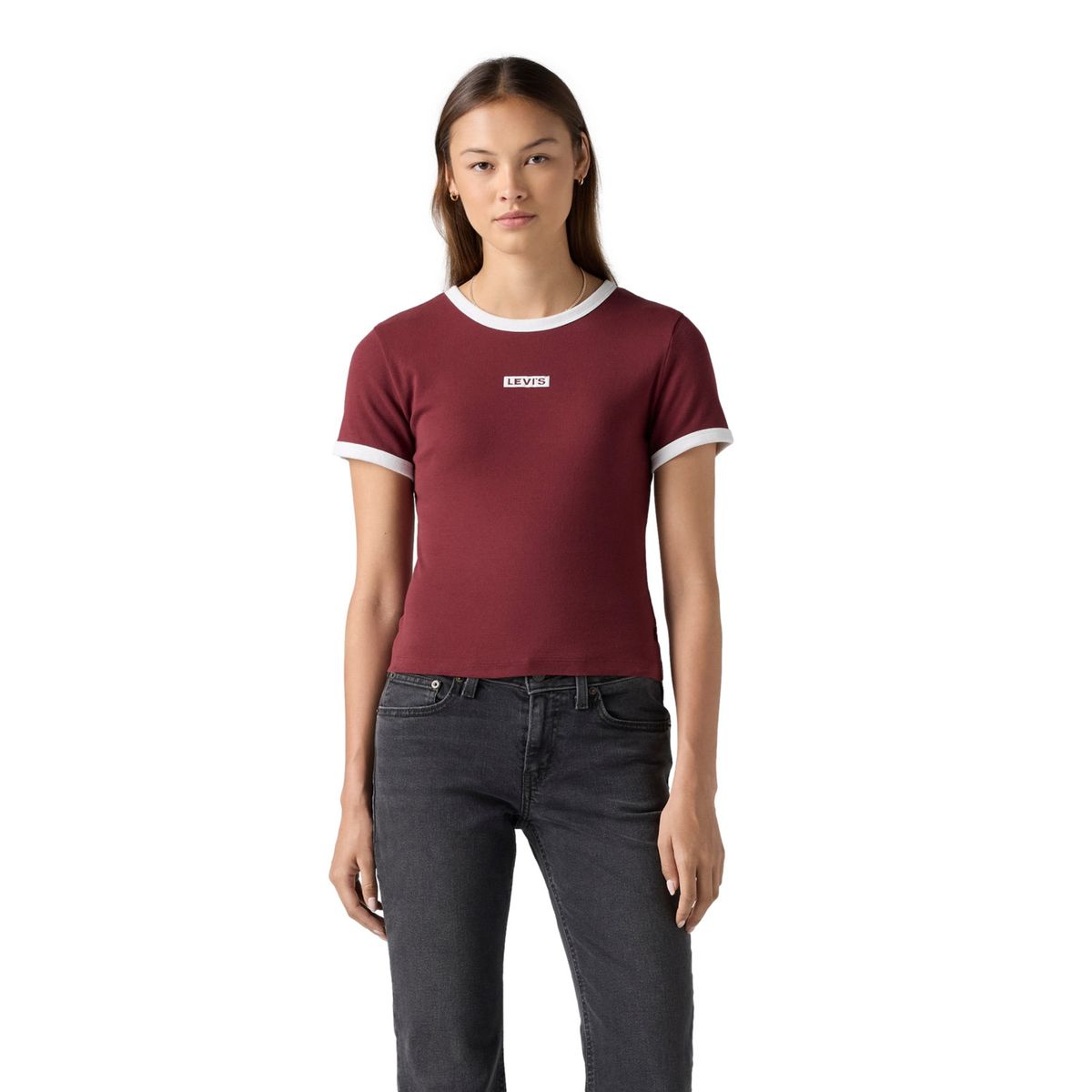 LEVIS - Polera Manga Corta Algodón Mujer Levis