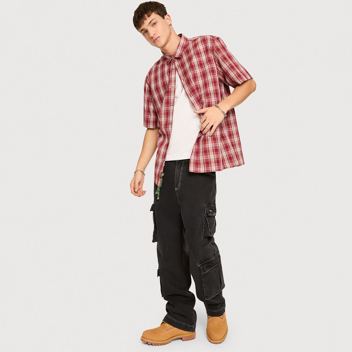 AMERICANINO - Jeans Baggy Cargo Hombre Americanino
