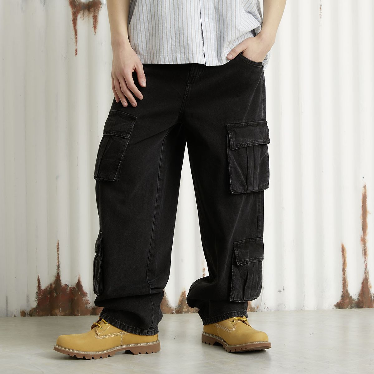 AMERICANINO - Jeans Balloon Cargo Hombre Americanino