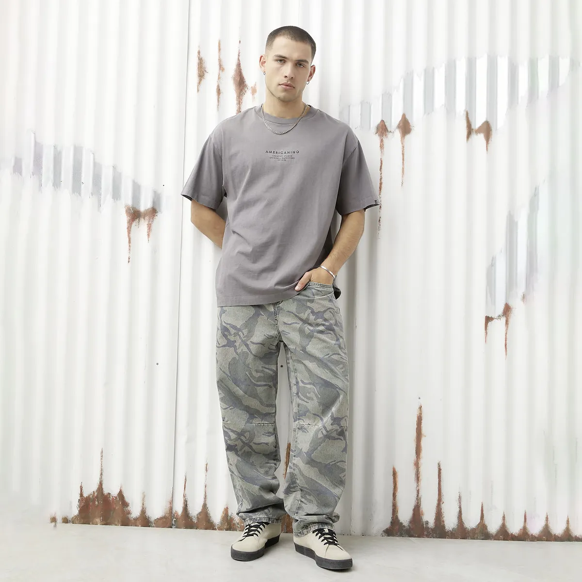 AMERICANINO - Jeans Baggy Hombre Americanino